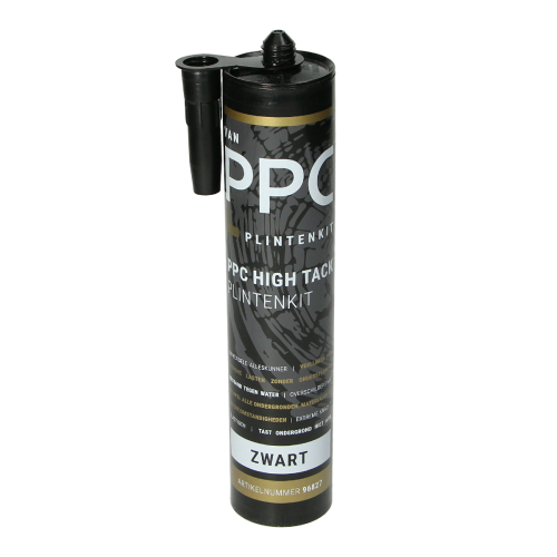 High Tack Plintenkit - zwart RAL 9005 290 ml