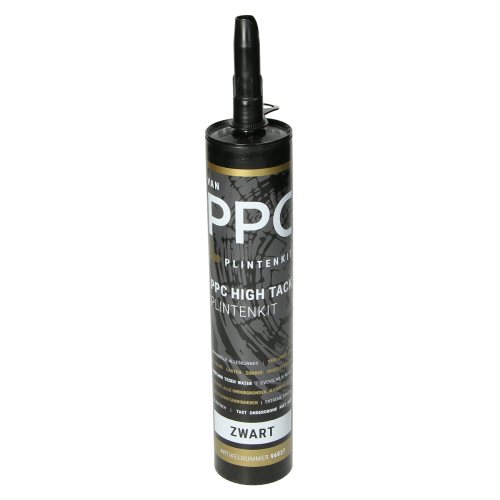 High Tack Plintenkit - zwart RAL 9005 290 ml
